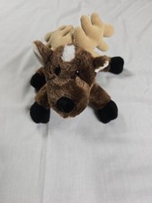Ganz HM137 Reindeer Plush Webkinz Classic Brown Antlers Stuffed Animal Toy Tag