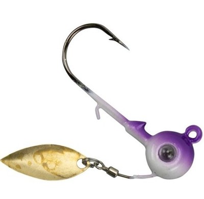 Kalin's Google Eye Spinner Jig 1/8 oz - Purple Ghost - 2 per pack