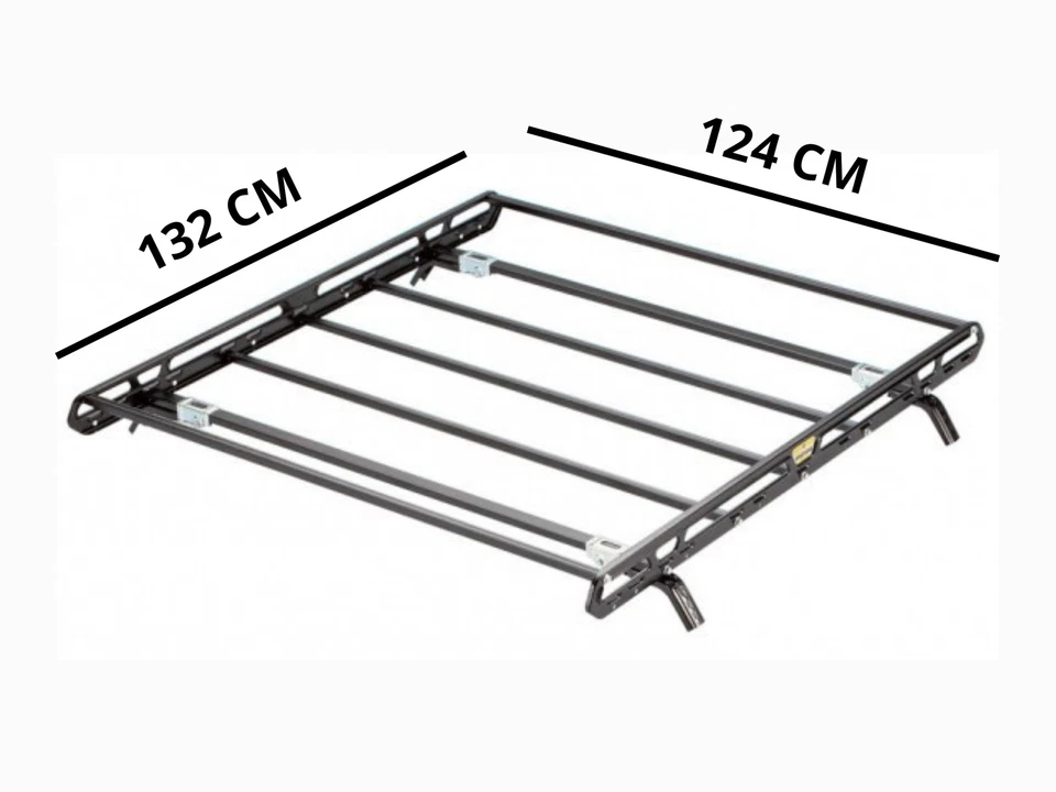CESTO PORTAPACCHI PORTABAGAGLI PER LADA NIVA CON ATTACCO A GRONDINA 132 X 124 - Immagine 4 di 4