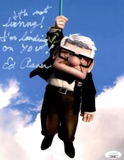 Ed Asner signed 8x10 Photo Carl Fredricksen Disney's Up JSA Authentication