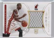 2014 Panini National Treasures NBA Rookie Materials Prime 25/25 James Ennis 0c3