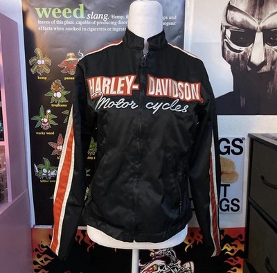 Vintage Harley Davidson Y2K Women s Motorcycle Racing Jacket