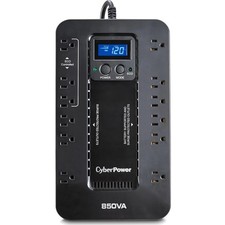 Energy-Efficient 850VA Battery Backup UPS with Surge Protection for Home Office