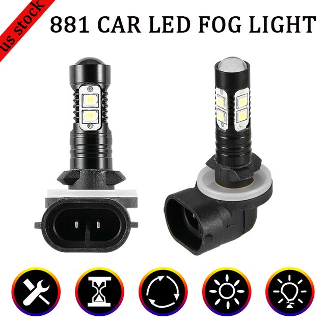 2PCS 881 LED CREE Fog Light bulb 2400lm for Hyundai Accent 20132017