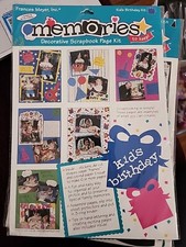 Frances Meyer Memories Decorative Scrapbook Page Kit kids Birthday