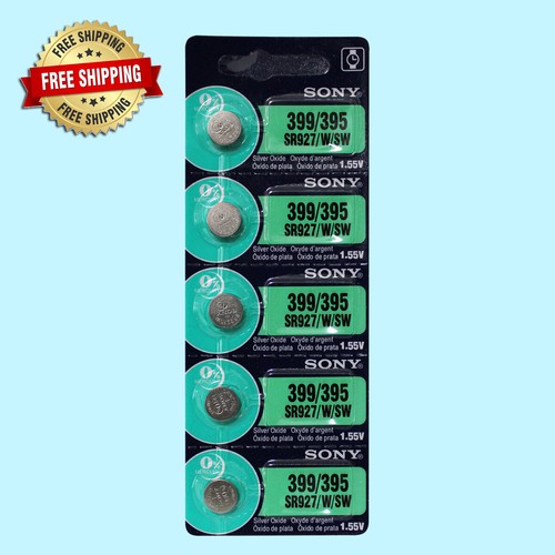 Sony 395 SR927SW Watch Battery (Exp 10/2028 ) 5Pc - 第 1/2 張圖片