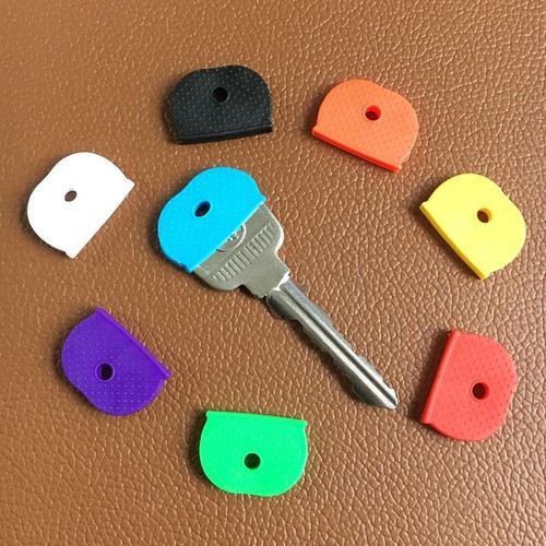 12PCS Silicone Key Cover Random Color to Distinguish Different Keys ConvenieUKSY - 第 9/12 張圖片