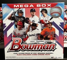 2021 Bowman Baseball MLB Mega Box Factory Sealed!