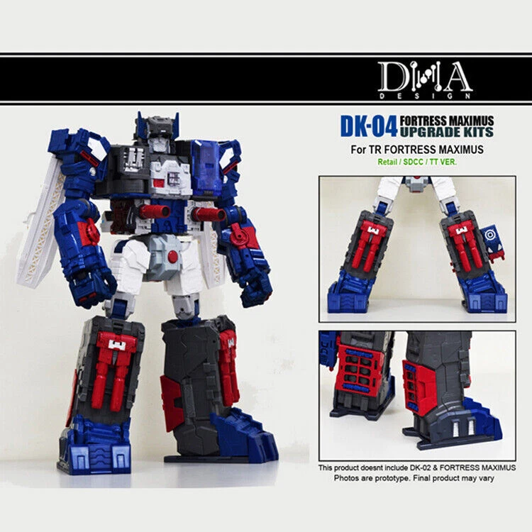 DNA Design DK-04 dk04 Upgrade Kit For Fortress Maximus Accessories in Stock - Image 4 of 4