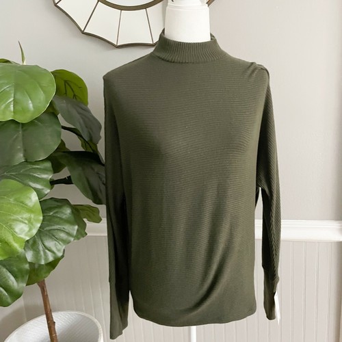 BP Olive Green Mock Neck Sweater | eBay