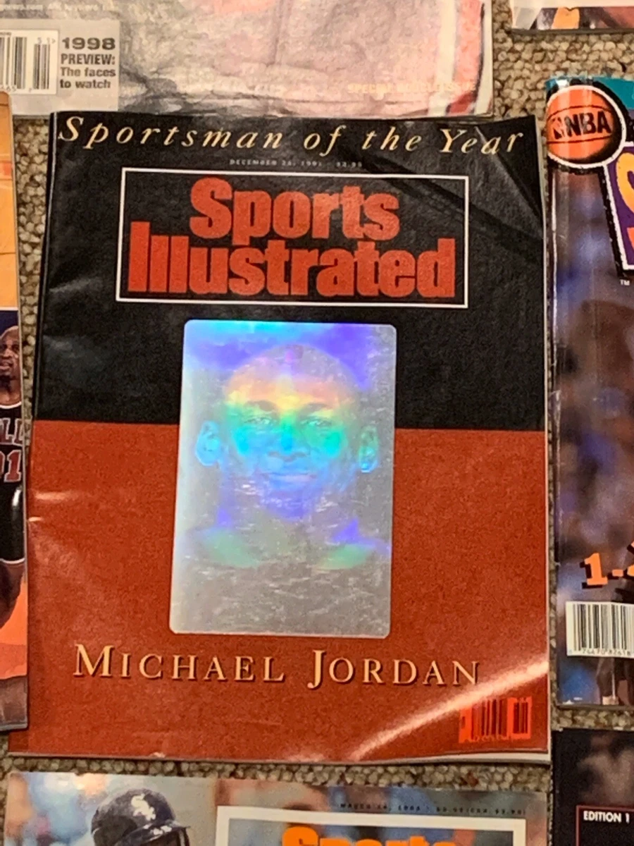 RARE DECEMBER 23 1991 SPORTS ILLUSTRATED MICHAEL JORDAN HOLOGRAM PROOF  COVER !!!