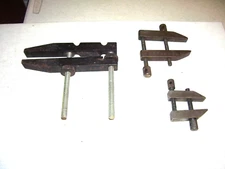 VTG Machinist Metal Parallel Clamps Tools Lot of 3, 1" to 4"
