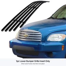 Fits 06-10 Chevy HHR Lower Bumper Black Billet Grille Insert