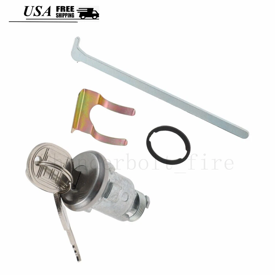 Kit de llave cabeza de pera tapa acanalada bloqueo maletero coche para Chevy Corvette Impala Pontiac EE. UU. Foto 4 de 4