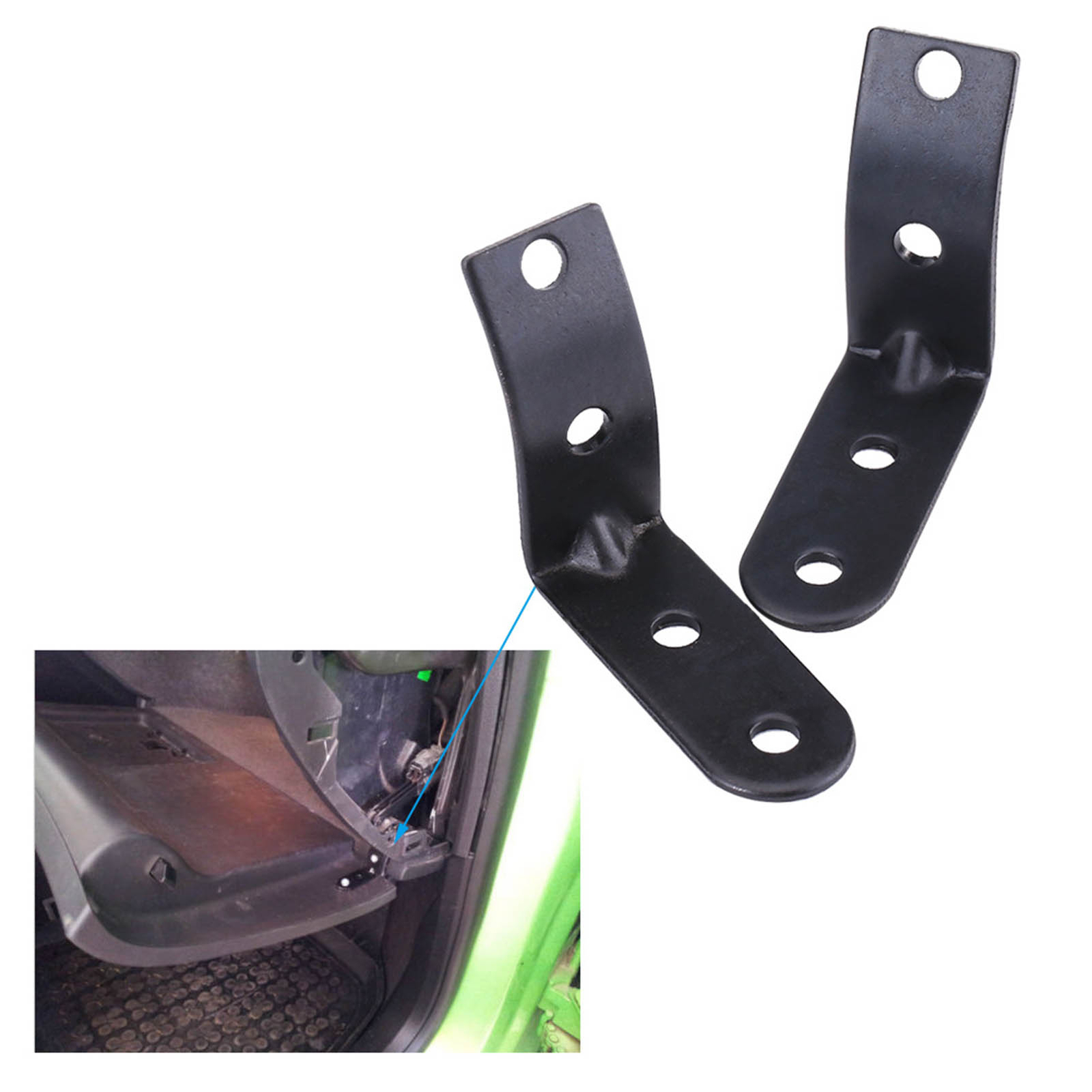 Black Glove Box Hinge Repair Kit For A4 S4 RS4 B6 8E 20022008 eBay