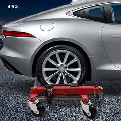 1500LBS 4* Go Under Car Jack Lift Wheel Dolly Car Skate Hydraulic Tire Jack Lift
