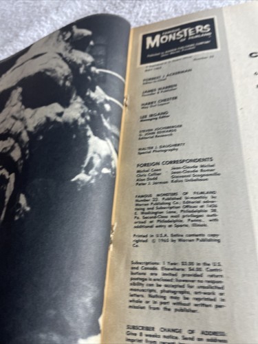 Famous Monsters Of Filmland 33 May 1965 Castle Of Terror Hunchback Notre Dame - Picture 8 of 17