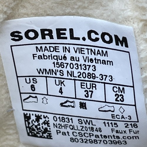 Sorel Tivoli Tan Suede Waterproof Winter Snow Boot Womens 6 Lace Up Faux Fur - Picture 11 of 11