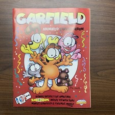 1988 Diamond Garfield Original Sticker Album Unused RARE With Viewer  PK