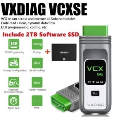 VXDIAG VCX SE DOIP Full Brands Diagnosis with 2TB Software SSD for BMW BENZ ETC