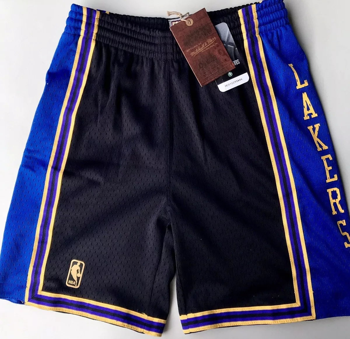 LA Lakers NBA Reload Mitchell & Ness Swingman Shorts Size Youth