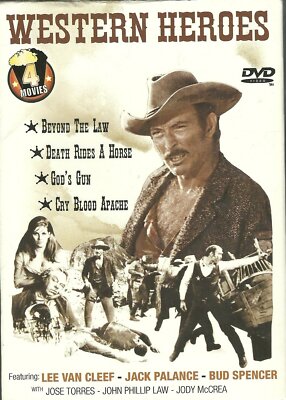 NEW Western Heroes DVD MOVIE BOX SET WILD West Hero's OF 1968 1969 1970 1975