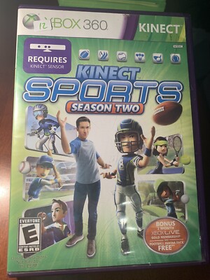 Kinect Sports: Season 2 Two (Microsoft Xbox 360, 2011) Complete CIB W/ Manual