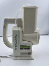 Presto Professional Salad Shooter Electric Slicer Shredder White Open Cone