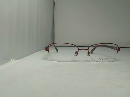 NINE WEST NW1018 606 BURGUNDY 52-18-135 FLEX HINGES 6796