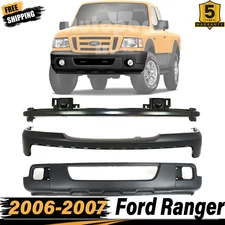 New Front Bumper Cover + Reinforcement + Valance For 2006-2007 Ford Ranger
