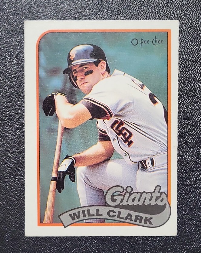 WILL CLARK 1989 O-PEE-CHEE # 321 GIANTS CARD 