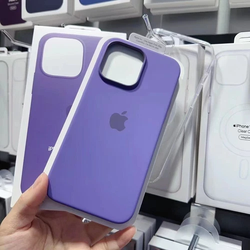 Custodia originale in silicone con MagSafe per iPhone 16 Pro Max 15 Pro 14 13 12 - Imagen 54 de 54