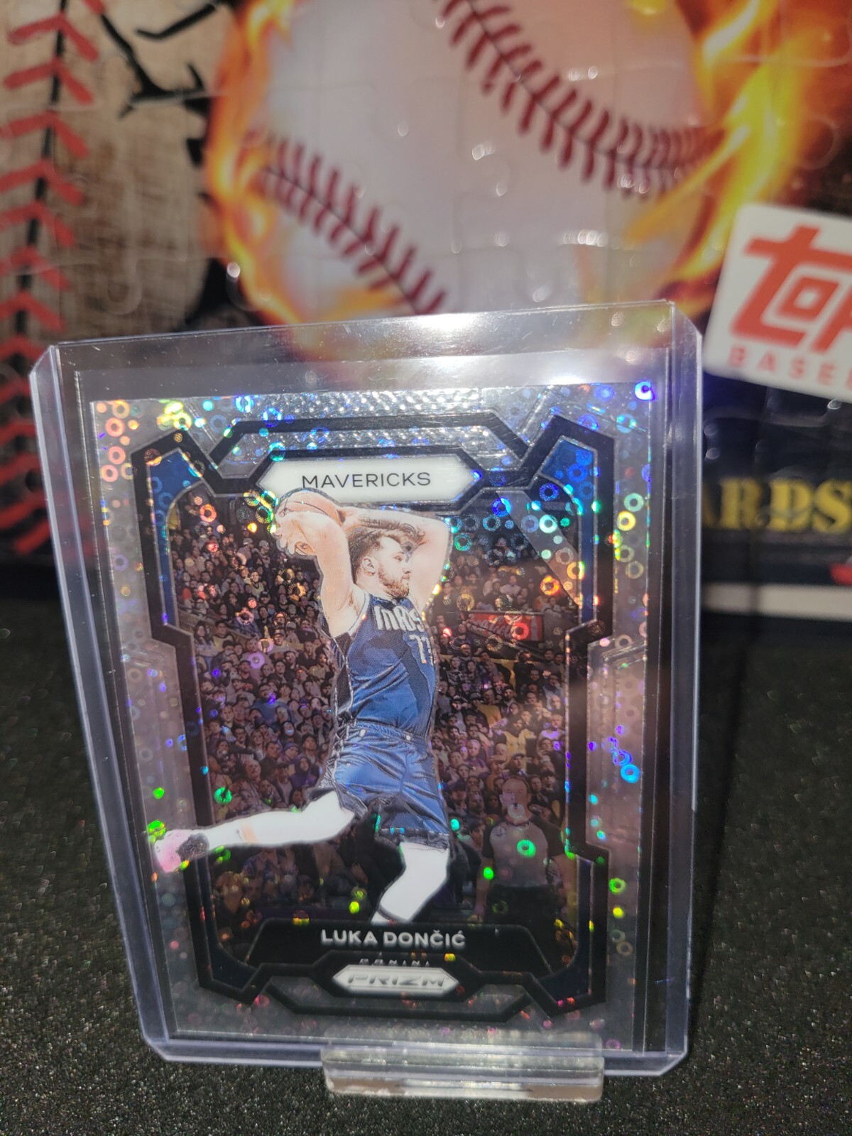2023-24 Panini Prizm Luka Doncic #110 Silver Fast Break Prizm Mavericks