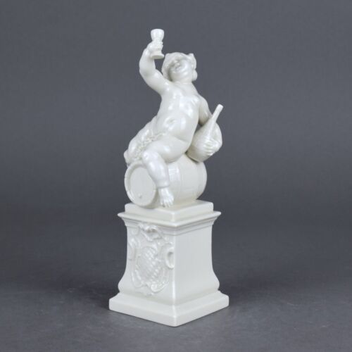 Figurine en porcelaine de Nymphenburg Franz Anton Bustelli Putto automne Bacchus vin - Photo 1/5