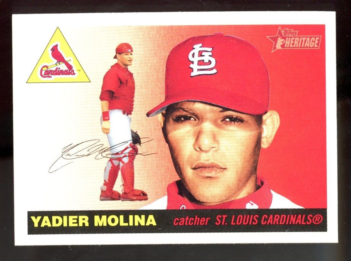 2004 Topps Heritage Yadier Molina Rookie RC #355 St. Louis Cardinals