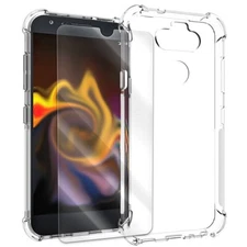 High Responsivity Screen Protector + TPU Case for Spectrum Mobile LG K31 K300QM