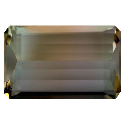 4.09 ct Octagon (12 x 8 mm) Unheated / Untreated Mozambique Bi- Tourmaline - Picture 2 of 2