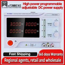 ETOMMENS 2 Knob Encoder High Power DC Power Supply Adjustable Voltage Regulator