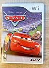 Cars Nintendo Wii 2006 Video Game Complete CIB Disney Pixar THQ Racing Sports