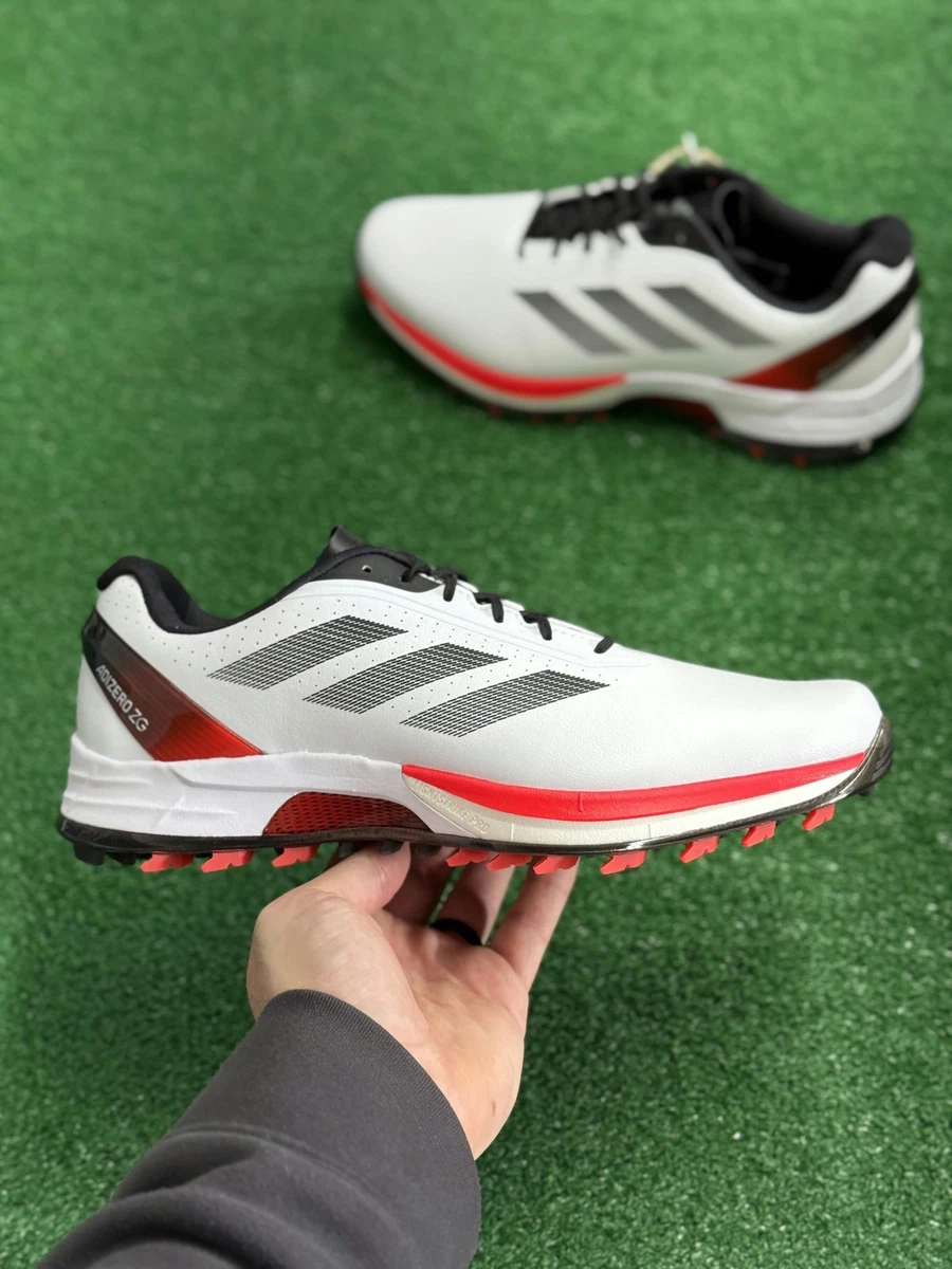 adidas Adizero ZG Spikeless Golf White Lucid Red for Sale