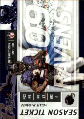 2009 Playoff Contenders #10 Willis McGahee - FB