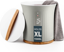 Towel Warmer Bucket Style Luxury Heater with LED Display, Adjustable Timer, Au