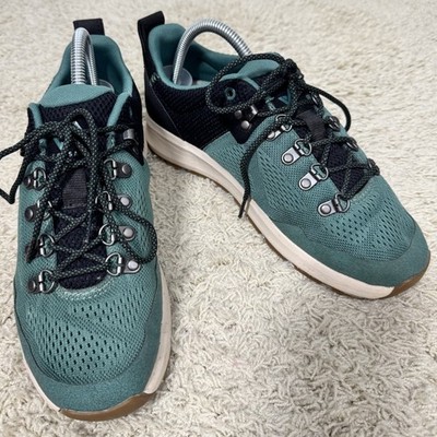 FORSAKE  Women s Thatcher Outdoor Waterproof Hiking Sneaker Size 9 Aqua Durable