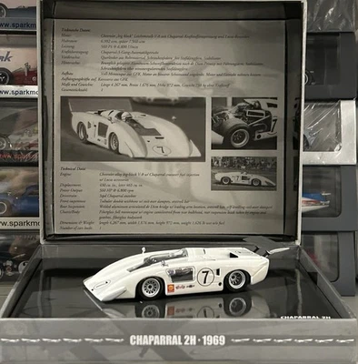 Minichamps 1/43 436691407 Chaparral 2H Chevrolet #7 CanAm Edmonton 1969 Surtees - Photo 1/4