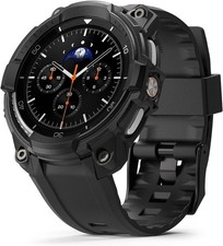 Rugged Gear for Samsung Galaxy Watch 8 Classic Case with Band 46mm , Smudge-...