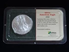 2002 $1 American Eagle 1 oz Fine Silver UNC Coin by Littleton Coin Company NICE!