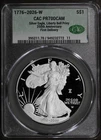 2026-W (PR70) Proof American Silver Eagle $1 ASE CAC 1776-2026 Bell Privy FD