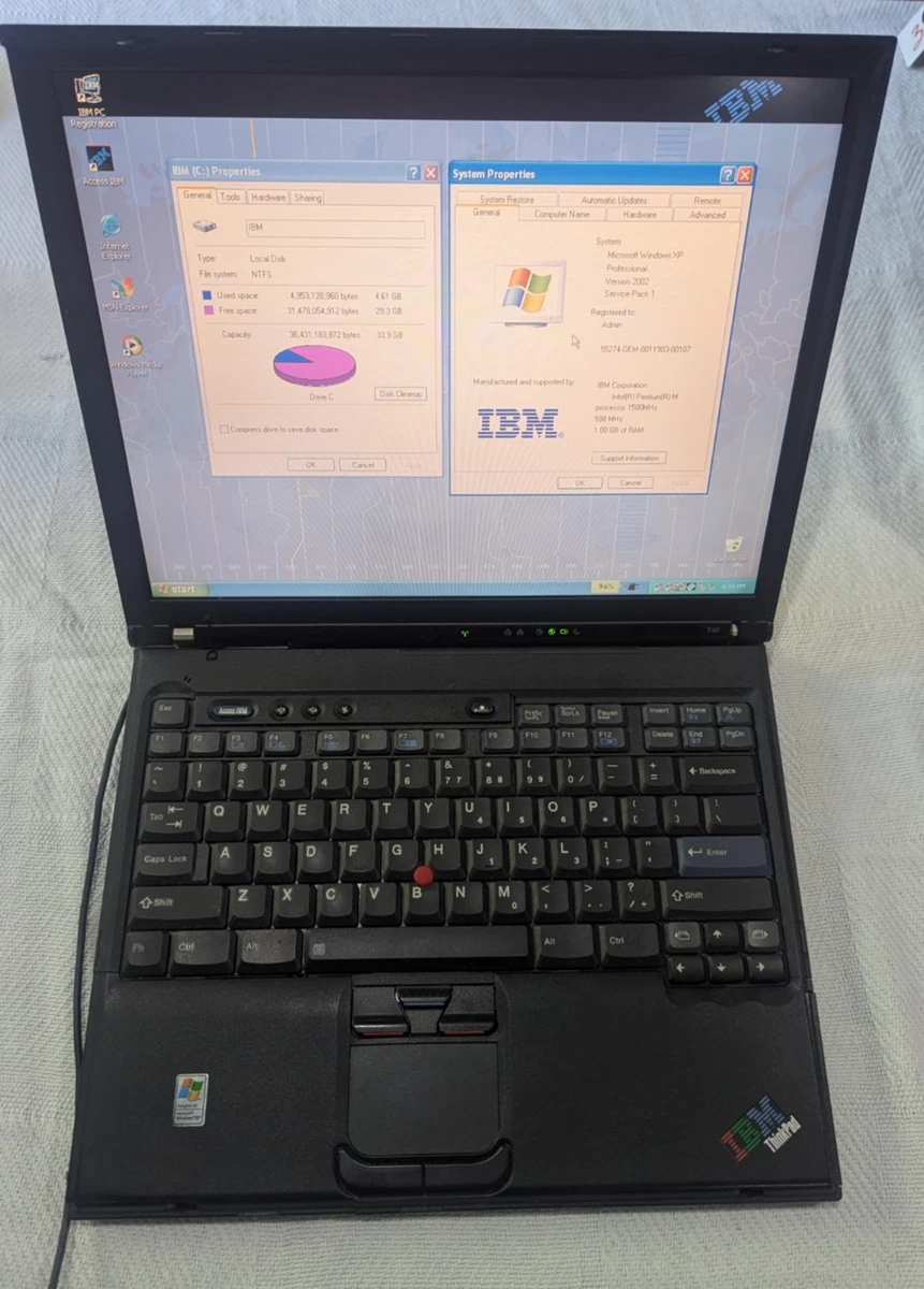 IBM Windows XP PC Laptops & Netbooks 1 GB RAM for sale | eBay