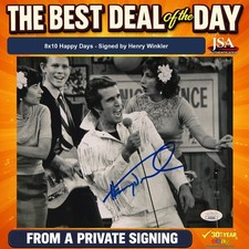 Henry Winkler Signed 8x10 Photo The Fonz JSA COA from Private Signing