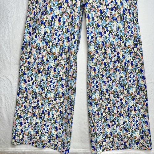 Anthropologie Maeve US 12 Wide Leg Jumpsuit Floral Button Front Women’s - Picture 5 of 19
